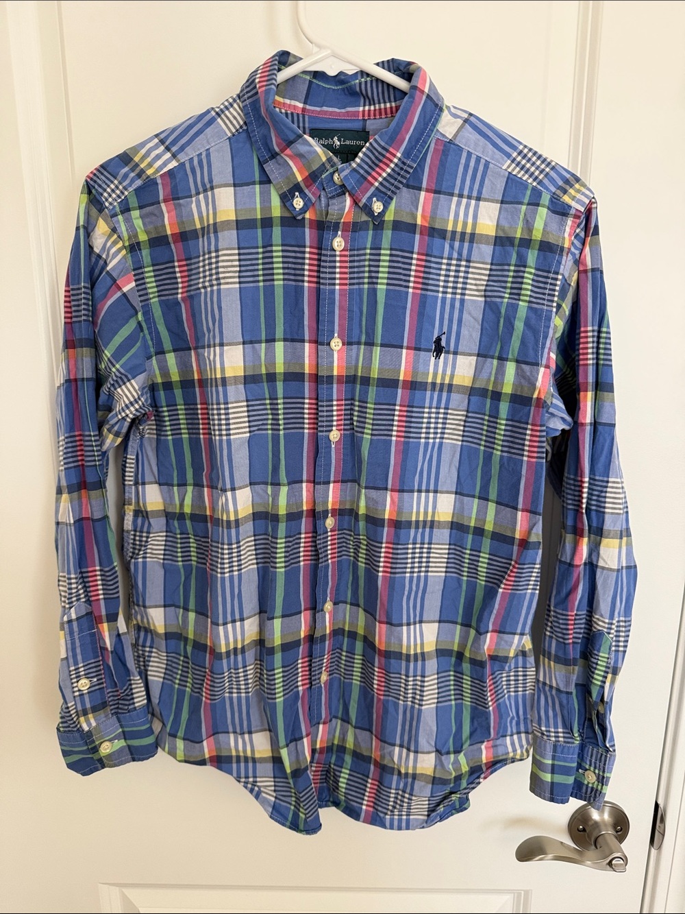 Boy’s Ralph Lauren Multicolor Plaid Button-Down Shirt